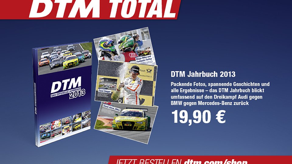 Jetzt zu haben: das DTM Jahrbuch 2013 und Hochglanz-Kalender 2014, Foto: DTM