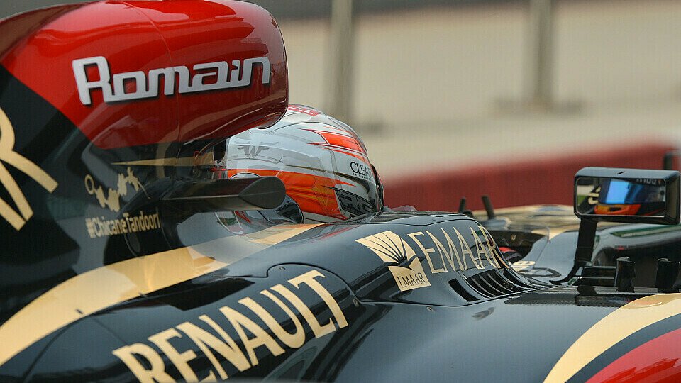 Grosjean schied in Q1 aus, Foto: Sutton