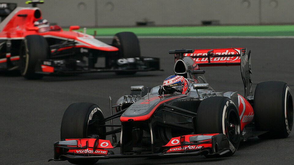 Satz mit X: Jenson Button erlebte ein Rennen zum Vergessen, Foto: Sutton