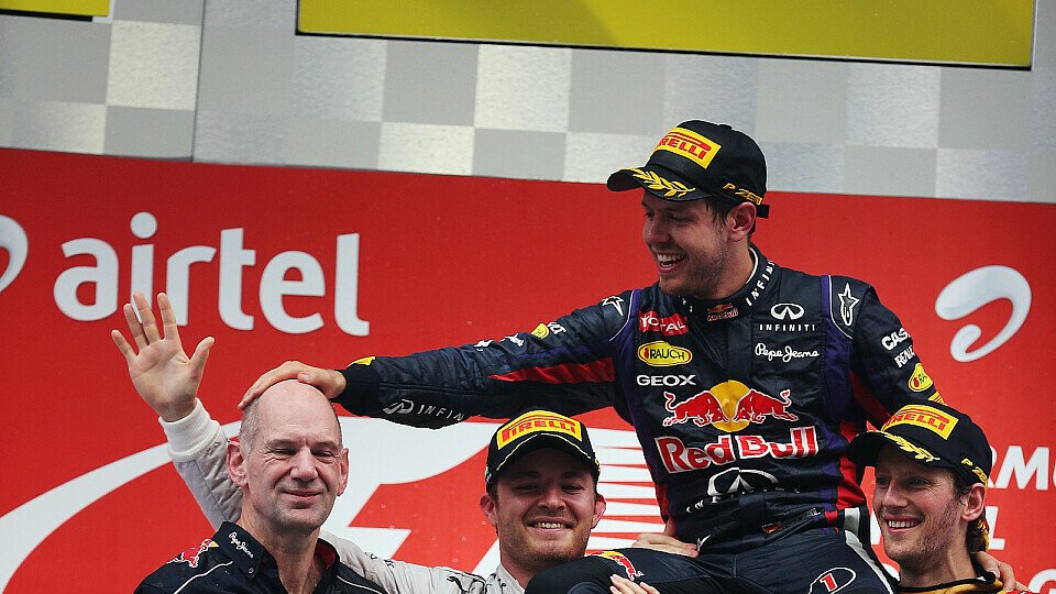 Adrian Newey und Sebastian Vettel arbeiten gut zusammen, Foto: Red Bull