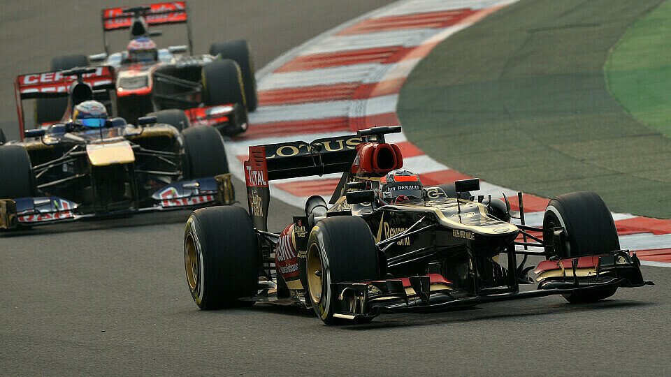 Ärger bei Lotus: Räikkönen machte Grosjean nicht Platz, Foto: Sutton