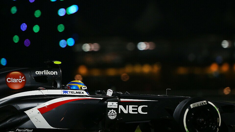 Esteban Gutierrez erlebte in Abu Dhabi ein rabenschwarzes Qualifying und schied bereits in Q1 aus., Foto: Sutton