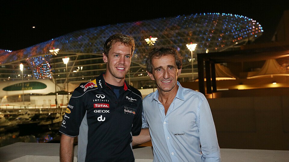 Prost hält Vettel die Daumen, Foto: Sutton