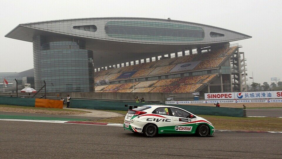 Tiago Monteiro feierte den ersten Sieg in Diensten von Honda, Foto: WTCC Tiago Monteiro feierte den ersten Sieg in Diensten von Honda, Foto: WTCC