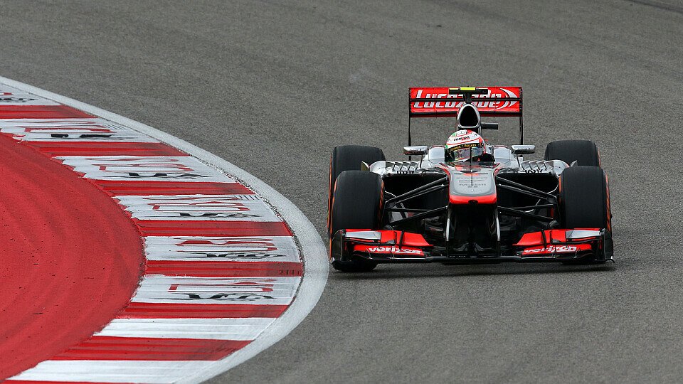 Sergio Perez war der schnellere McLaren-Pilot, Foto: Sutton