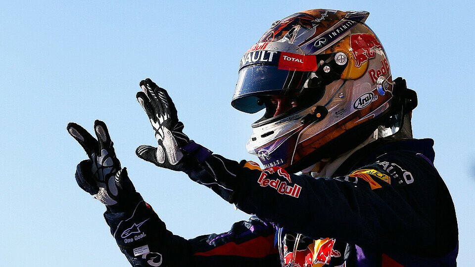 Sebastian Vettel bleibt auch nach vier Titeln noch bescheiden, Foto: Red Bull