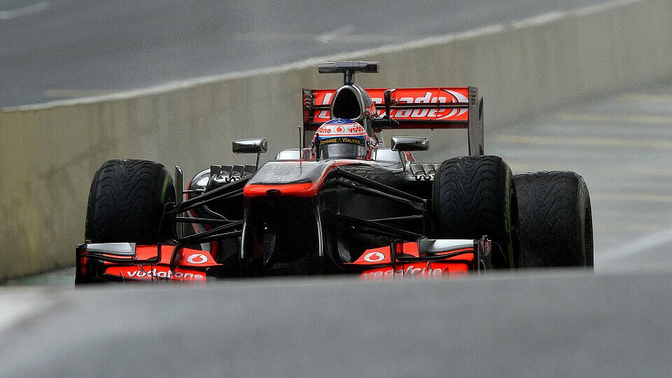 Jenson Button war am Vormittag Vierter, Foto: Sutton