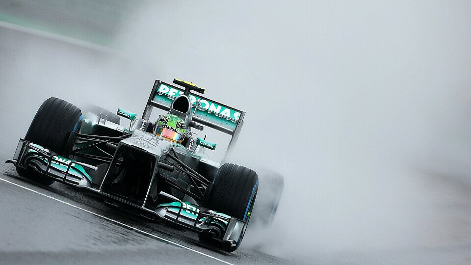 Lewis Hamilton kommt dieses Jahr nicht gut mit Regen zurecht, Foto: Sutton