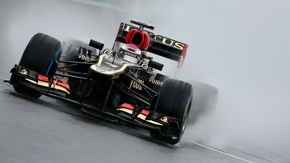 Heikki Kovalainen hatte im Regen seine liebe Not, Foto: Sutton
