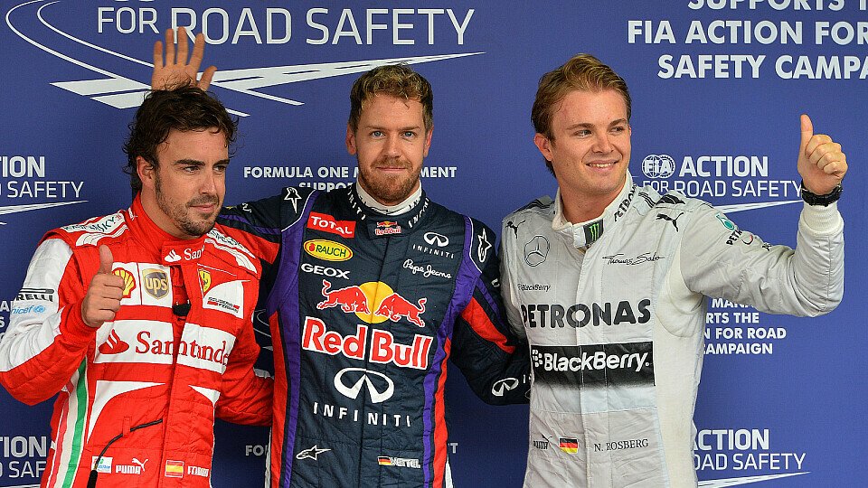 Sebastian Vettel war 2013 der Pole-König, Foto: Sutton