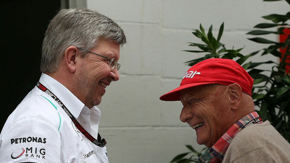 Niki Lauda hätte Ross Brawn gerne noch ein Jahr gehalten, Foto: Sutton