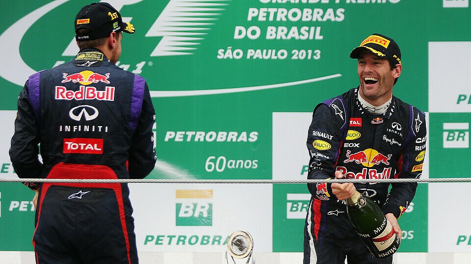 Allen Bemühungen, eine heile Welt vorzugaukeln zum trotz war das Verhältnis zwischen Webber und Vettel stets angespannt, Foto: Red Bull