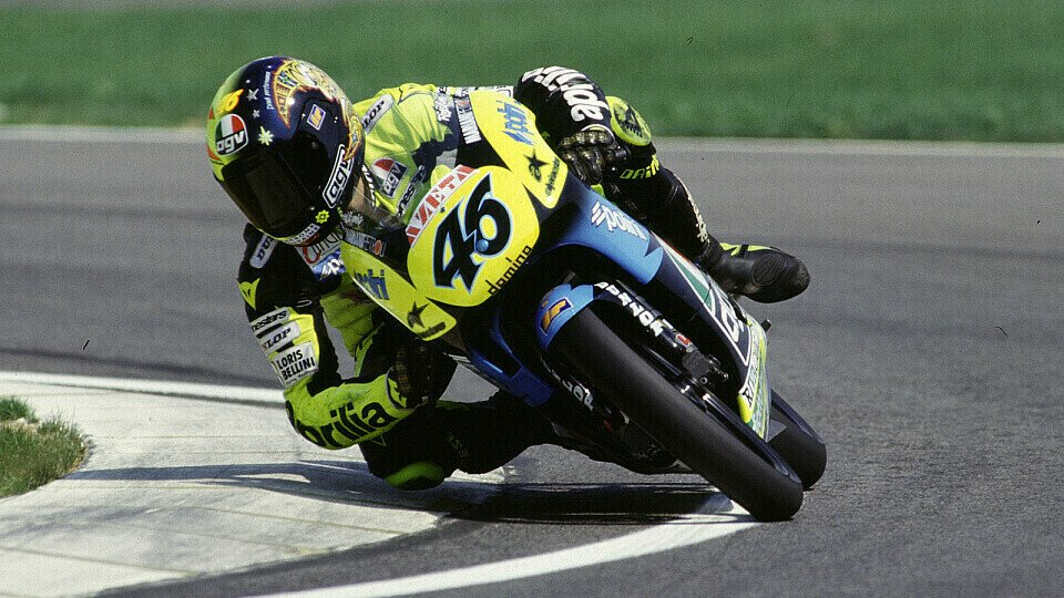 1996 fuhr Valentino Rossi seine ersten Rennen in der Motorrad-WM, Foto: Milagro