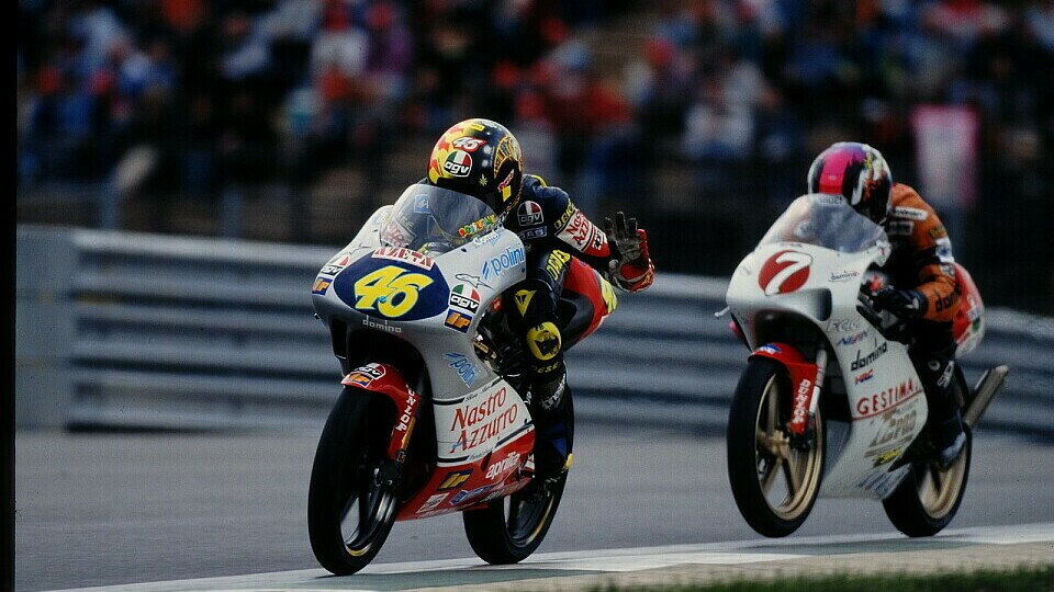 Um vier Tausendstelsekunden musste sich Rossi 1997 geschlagen geben, Foto: Milagro