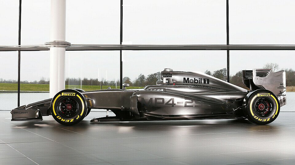 Von der Seite ein echter Hingucker: Der McLaren MP4-29, Foto: McLaren
