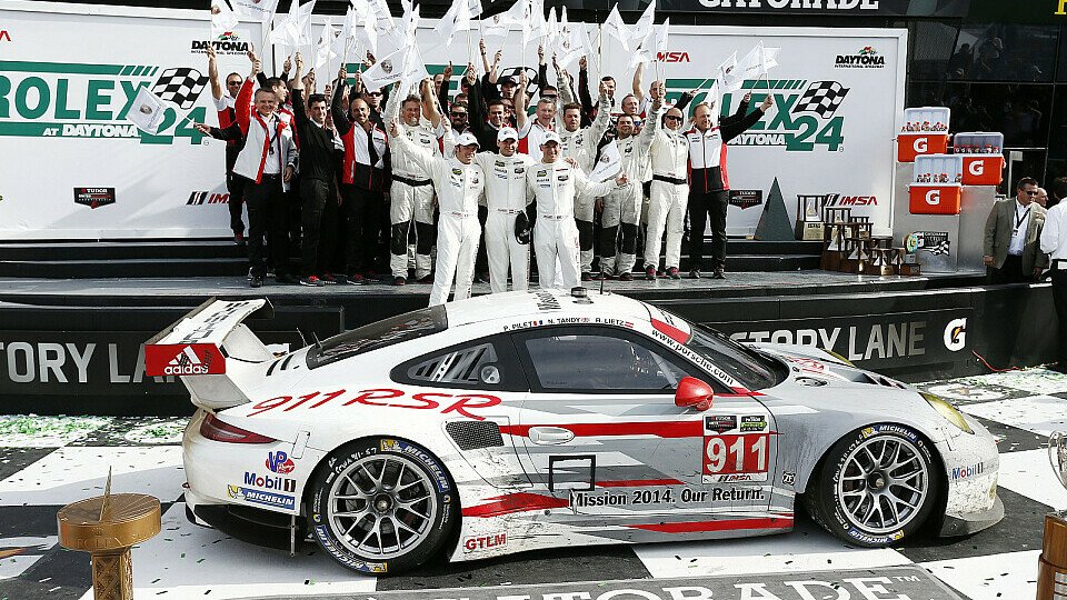 Triumph für Porsche in Daytona, Foto: Porsche