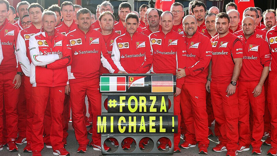 Forza Michael lautete Ferraris Botschaft, Foto: Sutton