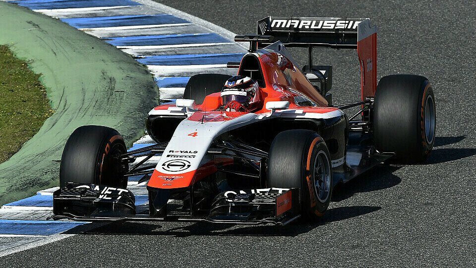 Marussia spulte in den zwei Tagen in Jerez 30 Runden ab, Foto: Sutton