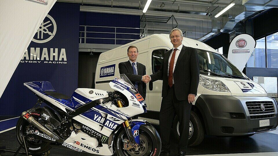Yamaha präsentierte mit Fiat einen weiteren gewichtigen Sponsoring-Partner, Foto: Yamaha