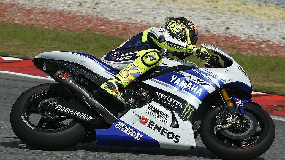 Valentino Rossi fühlte sich am ersten Testtag 2014 pudelwohl, Foto: Yamaha Factory Racing