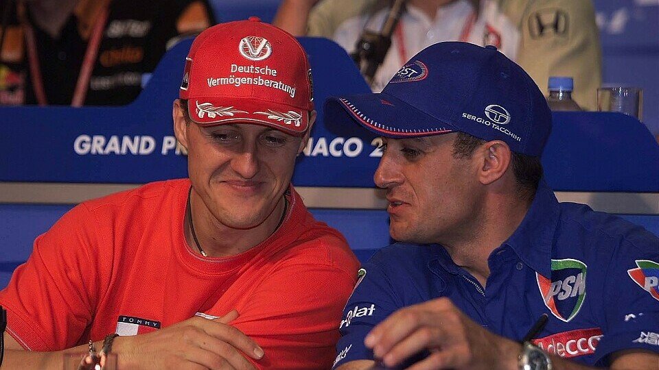 Michael Schumacher und Jean Alesi verbindet eine lange Freundschaft, Foto: Sutton