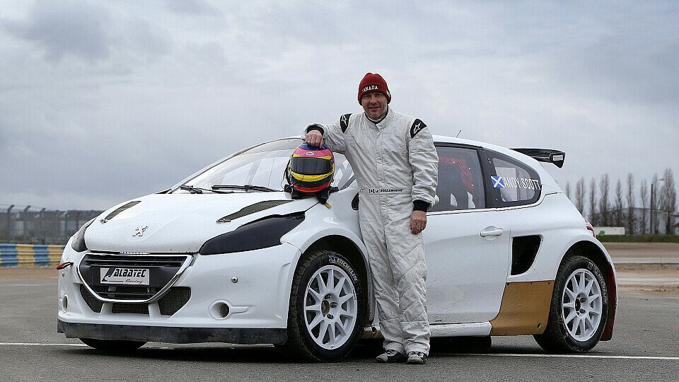 Jacques Villeneuve und sein Peugeot 208, Foto: FIA World Rallycross Media