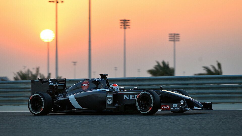 Adrian Sutil absolvierte 82 Runden auf dem Bahrain International Circuit, Foto: Sutton