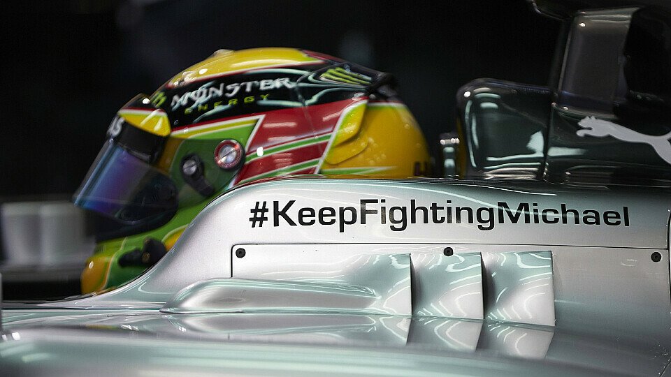 #KeepFightingMichael, Foto: Mercedes AMG