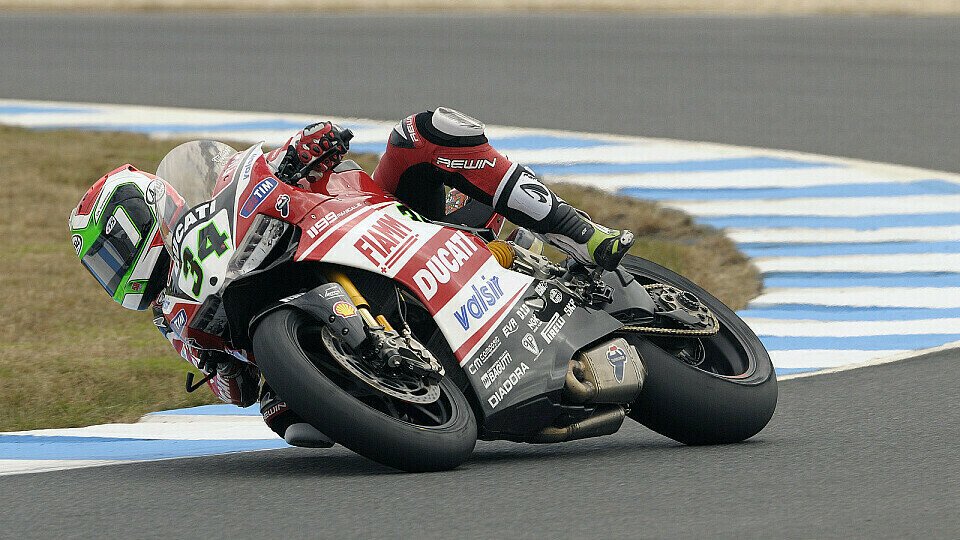 Davide Giugliano sicherte sich einen Platz unter den Top-3, Foto: Ducati