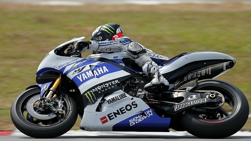 Jorge Lorenzo konnte nicht mehr als sechs Runden am Stück fahren, Foto: Yamaha Factory Racing