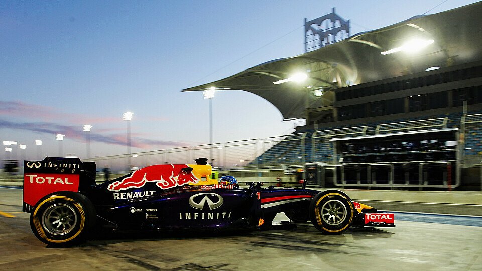 So sehen die Bahrain-Flutlichter im Einsatz aus, Foto: Red Bull