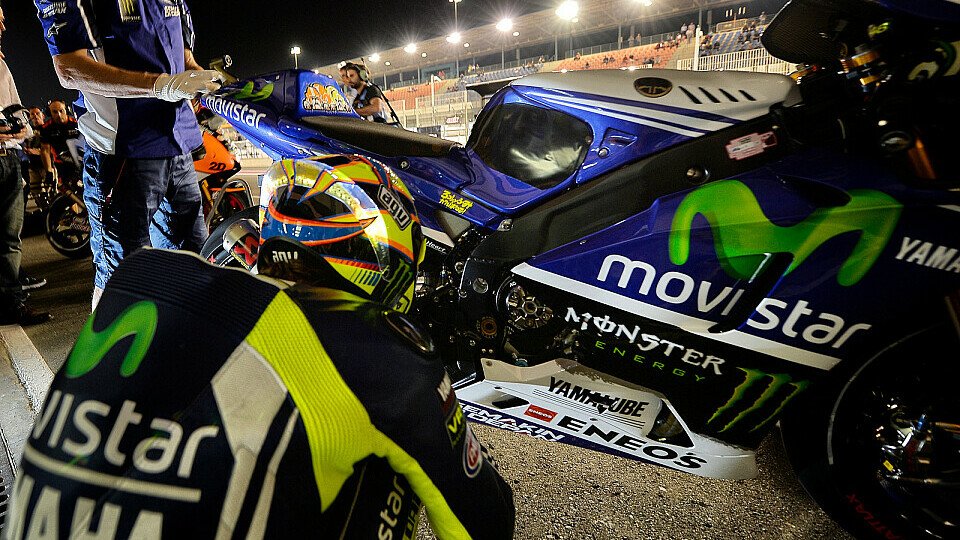 Rossi und Lorenzo suchen noch ihr Glück in Katar, Foto: Yamaha Factory Racing