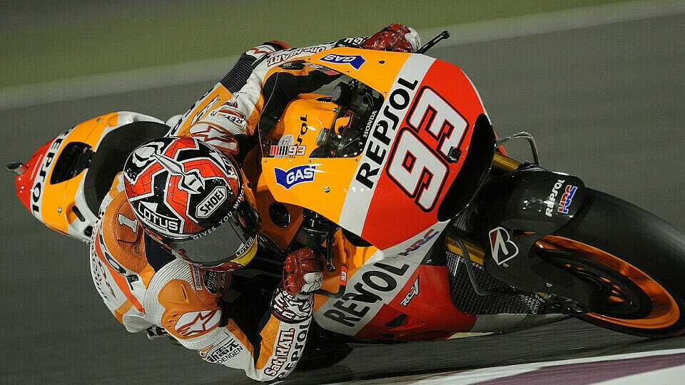 Marc Marquez blieb beim Saisonauftakt in Katar ganz cool, Foto: Bridgestone