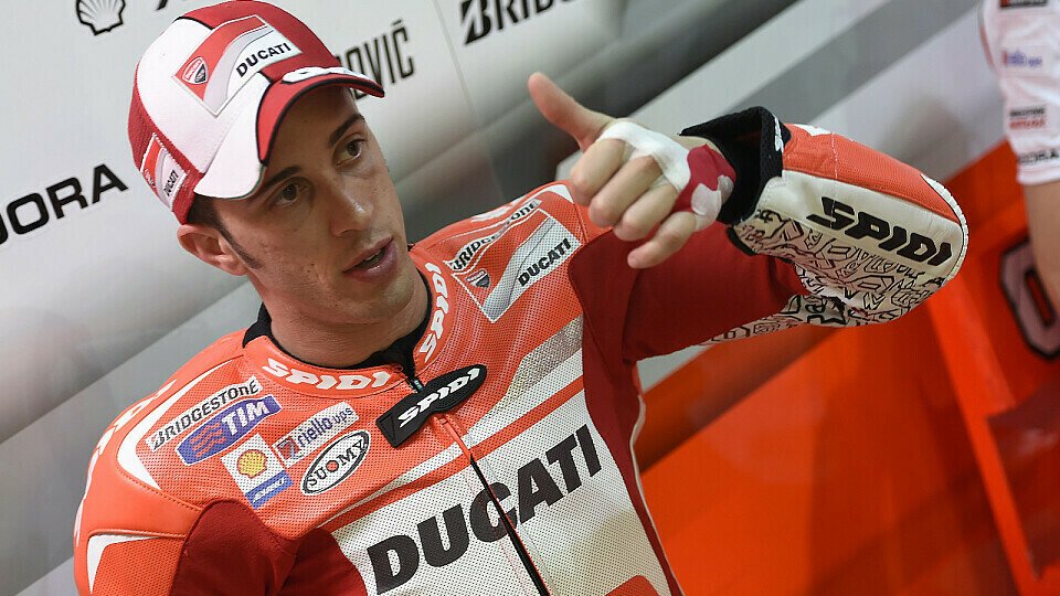 Andrea Dovizioso war nach seinem gelungenen Auftritt am Freitag zufrieden, Foto: Ducati