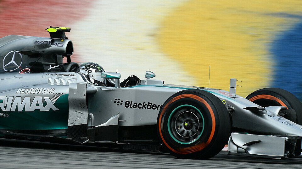 Nico Rosberg fuhr vorne weg - aber nur knapp, Foto: Sutton