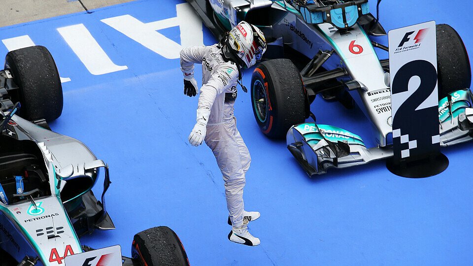 Lewis Hamilton freute sich über seinen 23. Karrieresieg, Foto: Sutton