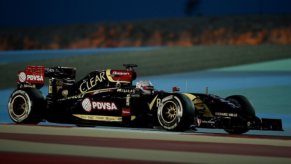 Lotus erlebte nicht nur wegen der nacht in Bahrain einen schwarzen Trainingsfreitag, Foto: Sutton
