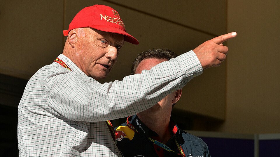 Niki Lauda gibt die Marschroute vor, Foto: Sutton