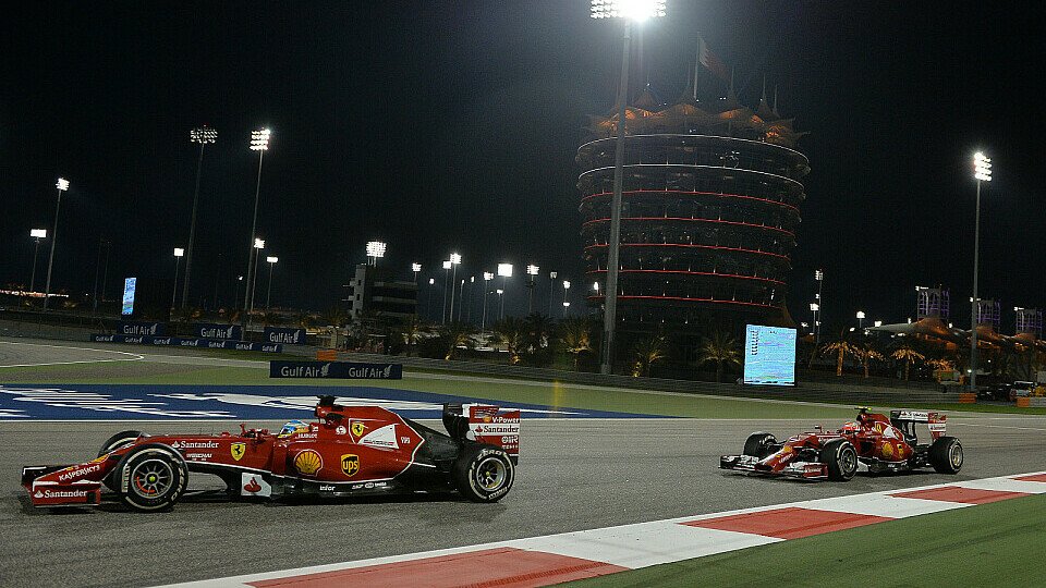 Kimi Räikkönen und Fernando Alonso hatten es in Bahrain nicht einfach