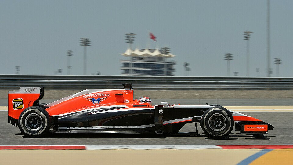 Jules Bianchi war nach Lewis Hamilton der fleißigste Fahrer am Mittwoch in Bahrain, Foto: Sutton