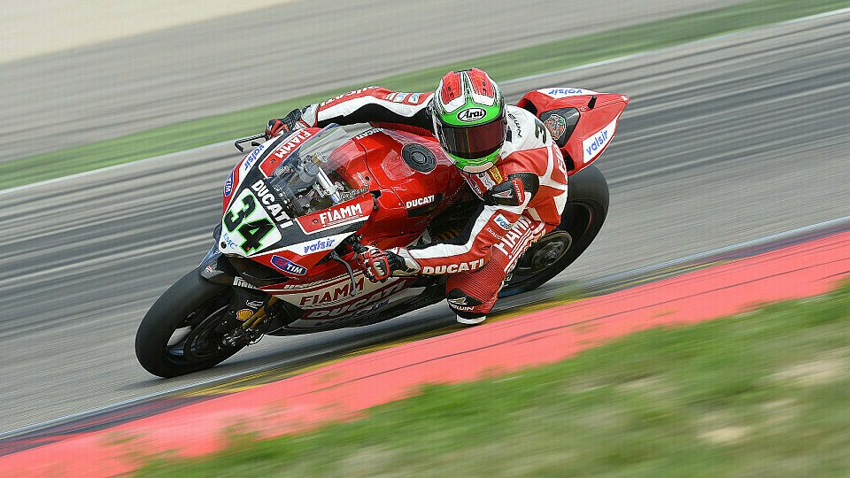 Davide Giugliano war nach dem ersten Trainings-Tag Fünfter, Foto: Ducati