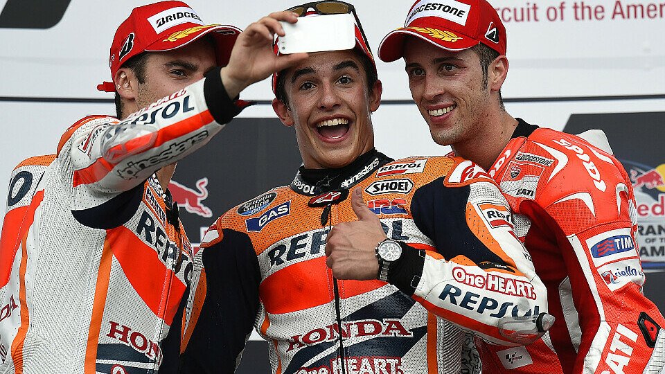 In der MotoGP wird getwitter was das Zeug hält, Foto: Repsol Media