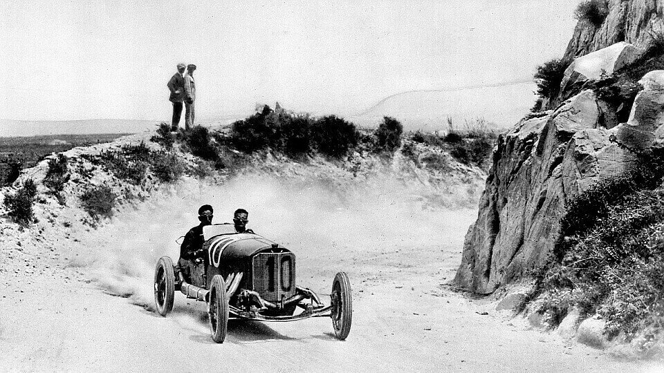 Christian Werner düpierte bei der Targa Florio 1924 die Konkurrenz, Foto: Mercedes