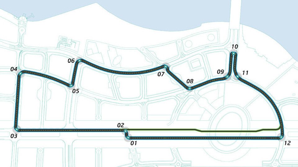 So wird die Strecke in der thailändischen Stadt aussehen, Foto: Formel E