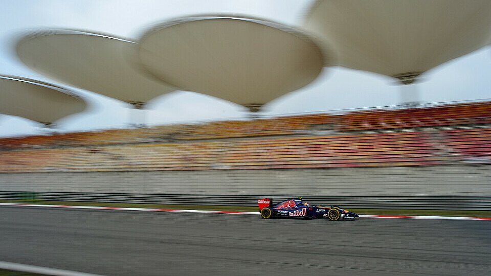 Auftakt nach Maß: Der Toro Rosso läuft in China gut, Foto: Sutton