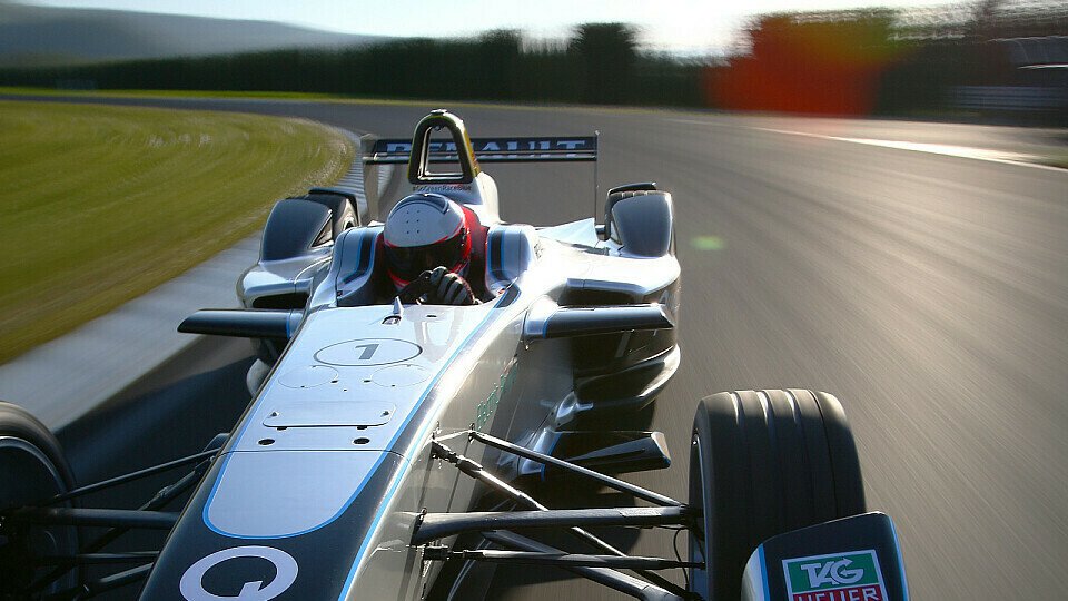 Emmanuel Collard testete den Formel E-Renner für Michelin, Foto: Michelin
