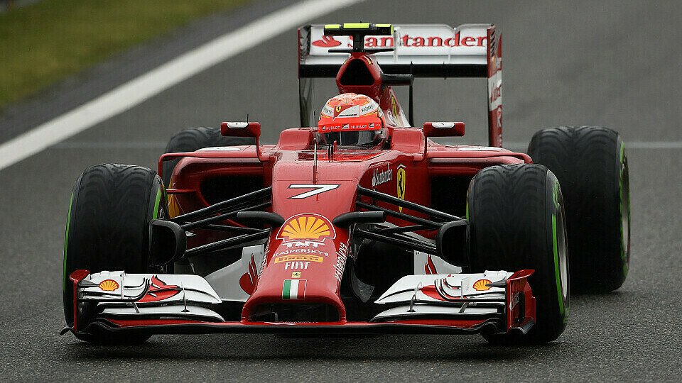 Kimi Räikkönen hat mit dem F14 T zu kämpfen, Foto: Sutton