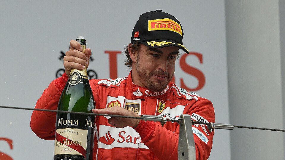 Alonso stand in China nach langer Zeit wieder auf dem Podest, Foto: Sutton