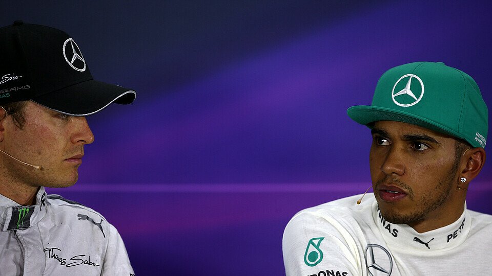 Letzte Warnung für Hamilton und Rosberg, Foto: Sutton