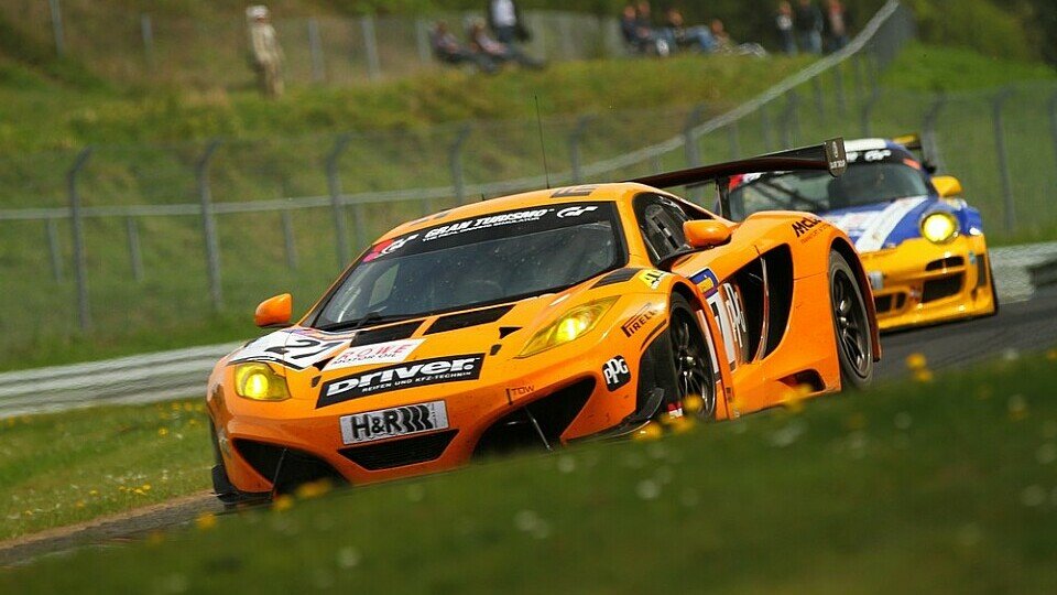 Der McLaren erreichte als Zweiter das Ziel, Foto: Patrick Funk